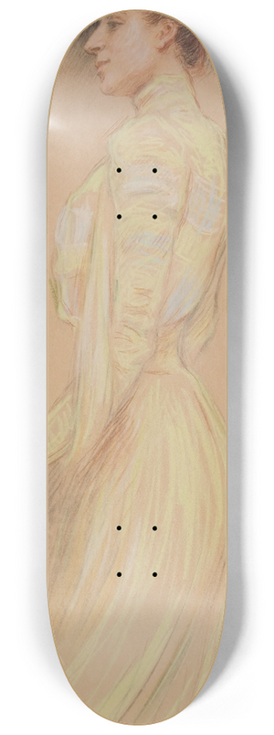 Jules Cayron - Portrait de Berthe Cerny 8.25 inch art skate deck Jules Cayron - Portrait de Berthe Cerny 8.25 inch art skate deck