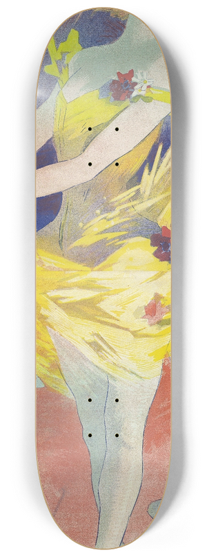 Jules Chret - Coulisses de lopera au Muse Grvin 8.25 inch art skate deck