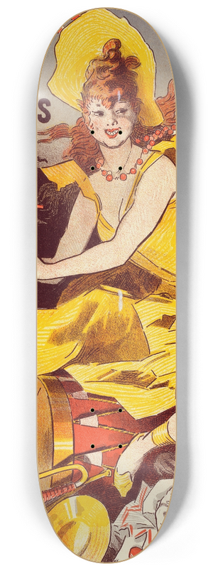 Jules Chret - Grand Thtre De Lexposition 8.25 inch art skate deck Jules Chret - Grand Thtre De Lexposition 8.25 inch art skate deck