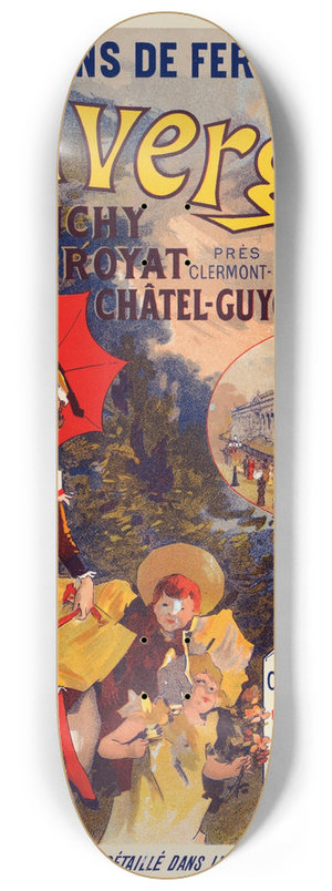 Jules Chret - Lauvergne 8.25 inch art skate deck Jules Chret - Lauvergne 8.25 inch art skate deck
