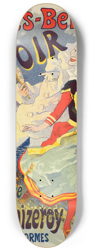 Jules Chret - Le Miroir 8.25 inch art skate deck
