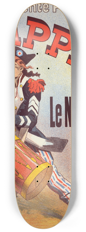 Jules Chret - Le Rappel 8.25 inch art skate deck