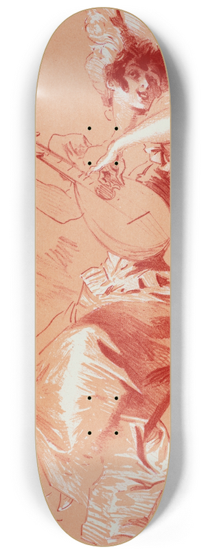 Jules Chret - Matres de lAffiche 8.25 inch art skate deck