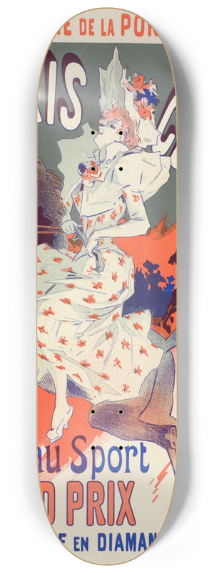 Jules Chret - Paris-Courses 8.25 inch art skate deck Jules Chret - Paris-Courses 8.25 inch art skate deck