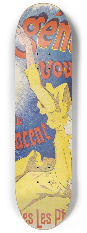 Jules Chret - Sirop Vincent 8.25 inch art skate deck