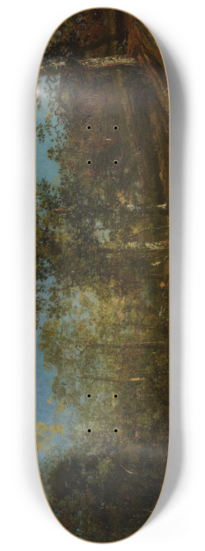 Jules Dupr - View of the Pastures of the Limousin (France) 8.25 inch art skate deck