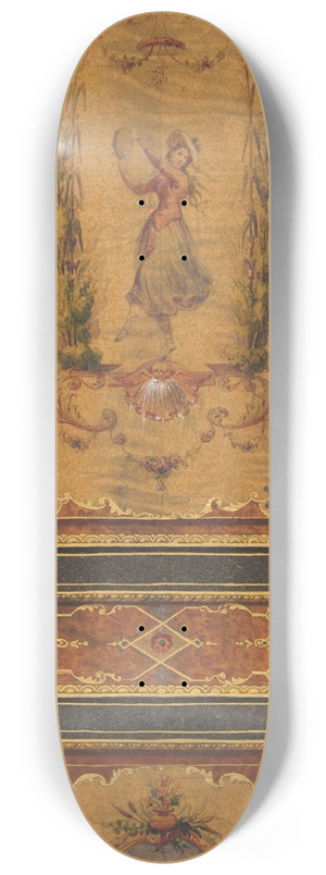 Jules-Edmond-Charles Lachaise - Design for a decorated door 8.25 inch art skate deck Jules-Edmond-Charles Lachaise - Design for a decorated door 8.25 inch art skate deck