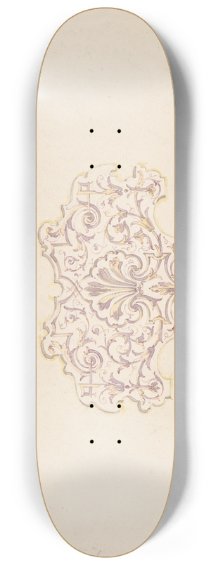 Jules-Edmond-Charles Lachaise - Design for Grand Salon, Ground Floor, Htel Candamo 8.25 inch art skate deck Jules-Edmond-Charles Lachaise - Design for Grand Salon, Ground Floor, Htel Candamo 8.25 inch art skate deck