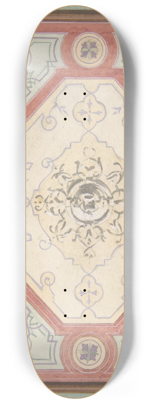 Jules-Edmond-Charles Lachaise - Design for the decoration of a ceiling 8.25 inch art skate deck Jules-Edmond-Charles Lachaise - Design for the decoration of a ceiling 8.25 inch art skate deck