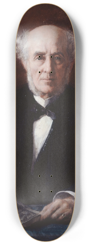 Jules Emmanuel Valadon - Portrait dtienne Arago (1802-1892), crivain et homme politique 8.25 inch art skate deck