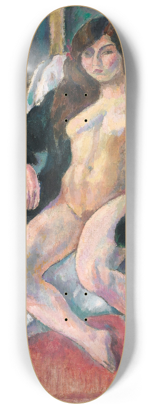 Jules Pascin - Le Peintre Et Son Modle 8.25 inch art skate deck Jules Pascin - Le Peintre Et Son Modle 8.25 inch art skate deck