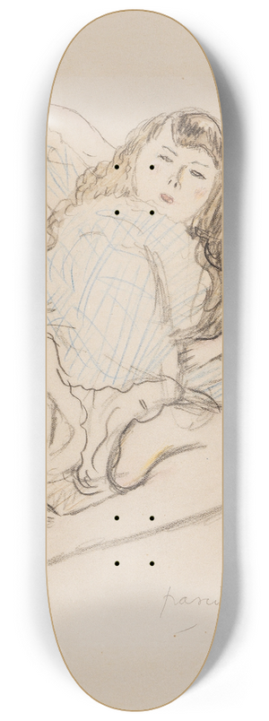 Jules Pascin - Liegende 8.25 inch art skate deck Jules Pascin - Liegende 8.25 inch art skate deck