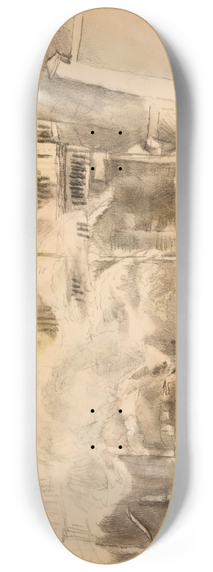 Jules Pascin - Scne de Cuba 8.25 inch art skate deck