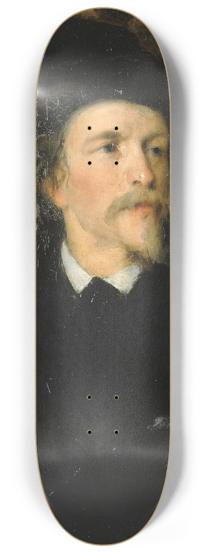 Julian Alden Weir - Portrait of Wyatt Eaton 8.25 inch art skate deck