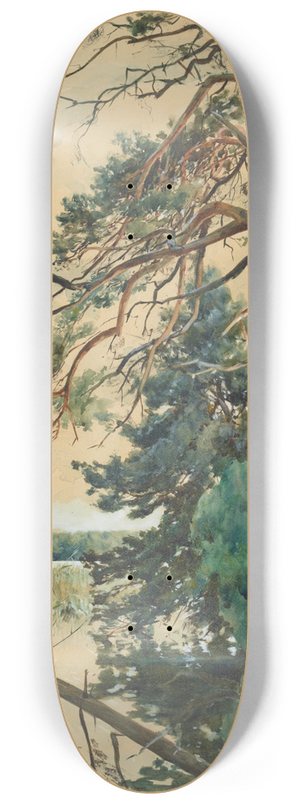 Julian Falat - wite 8.25 inch art skate deck