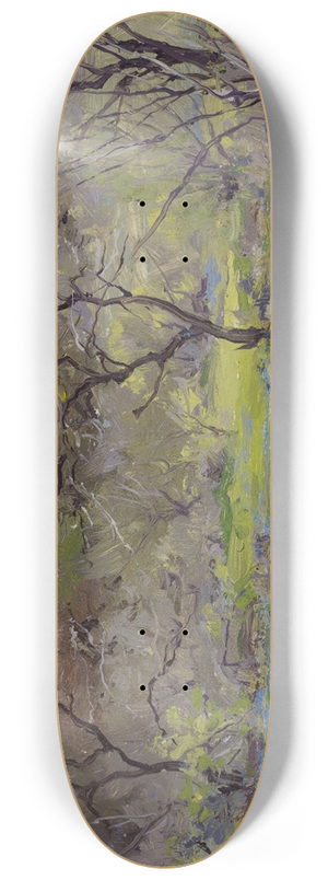 Julian Onderdonk - Early SpringBluebonnets and Mesquite 8.25 inch art skate deck