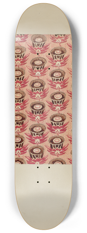 Julie C. Brush - Printed Cotton 8.25 inch art skate deck