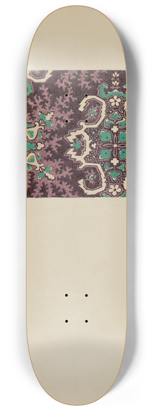 Julie C. Brush - Printed Cotton 8.25 inch art skate deck