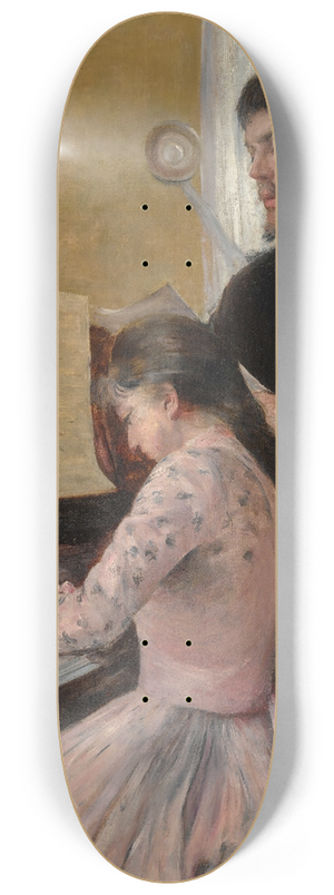 Julie Delance-Feurgard - The Piano Lesson 8.25 inch art skate deck