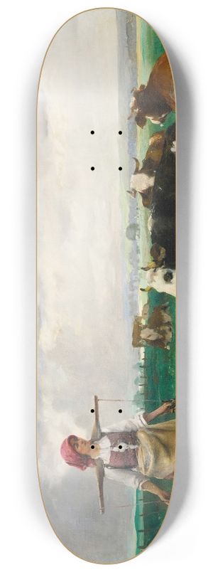 Julien Dupr - The Milkmaid 8.25 inch art skate deck