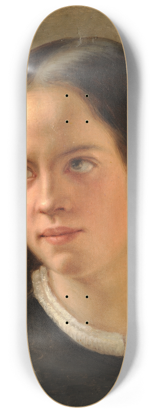 Julie Wilhelmine Hagen-Schwarz - Autoportrait 8.25 inch art skate deck Julie Wilhelmine Hagen-Schwarz - Autoportrait 8.25 inch art skate deck