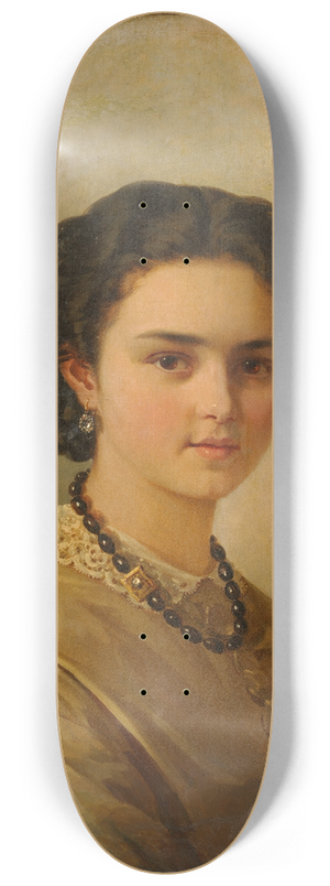 Julie Wilhelmine Hagen-Schwarz - Portrait of a Lady 8.25 inch art skate deck Julie Wilhelmine Hagen-Schwarz - Portrait of a Lady 8.25 inch art skate deck