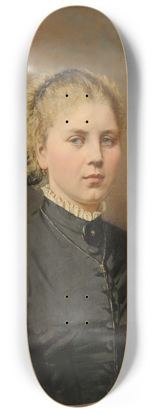 Julie Wilhelmine Hagen-Schwarz - Portrait of a Lady. Marisa von Wolf 8.25 inch art skate deck Julie Wilhelmine Hagen-Schwarz - Portrait of a Lady. Marisa von Wolf 8.25 inch art skate deck