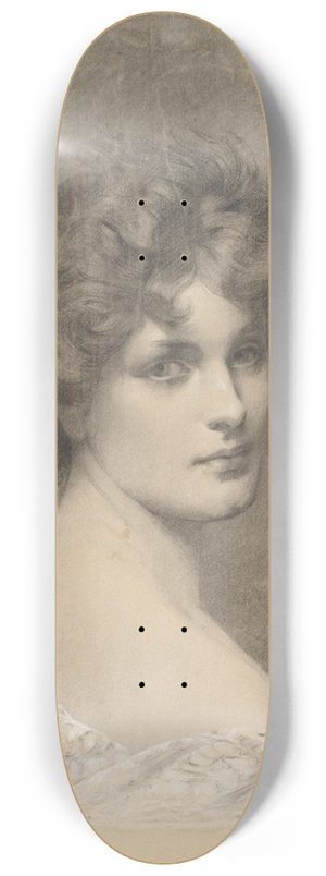 Julie Wilhelmine Hagen-Schwarz - Portrait of a Young Lady 8.25 inch art skate deck Julie Wilhelmine Hagen-Schwarz - Portrait of a Young Lady 8.25 inch art skate deck