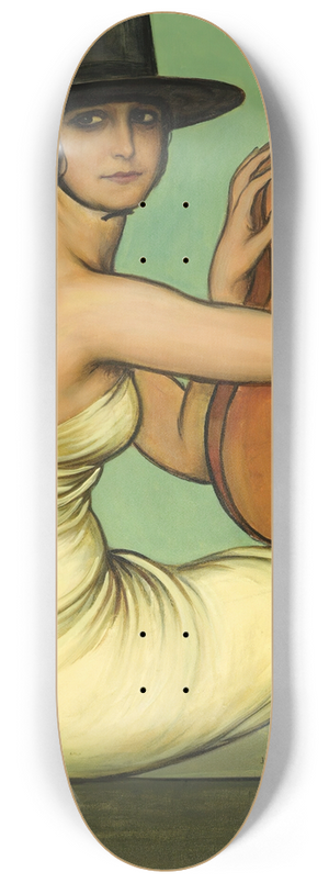 Julio Romero De Torres - Dora La Cordobesa (Dora The Cordoban) 8.25 inch art skate deck