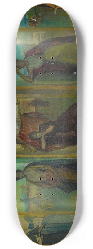 Julio Romero De Torres - Sketch of the Poem of Crdoba 8.25 inch art skate deck