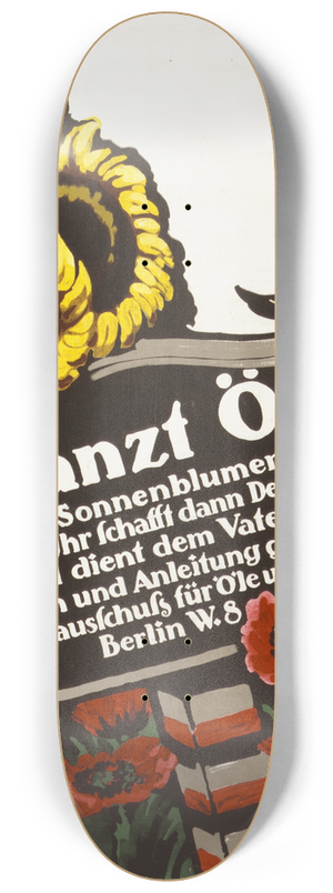 Julius Gipkens - Pflanzt l! 8.25 inch art skate deck