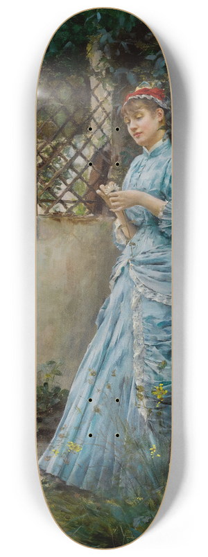 Julius Leblanc Stewart - Far Away Thoughts1880 8.25 inch art skate deck Julius Leblanc Stewart - Far Away Thoughts1880 8.25 inch art skate deck