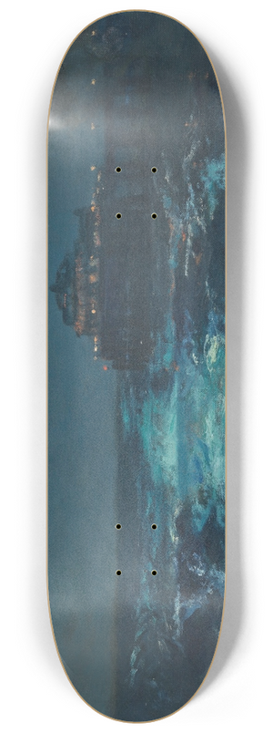 Julius Olsson - Plymouth Pier 8.25 inch art skate deck