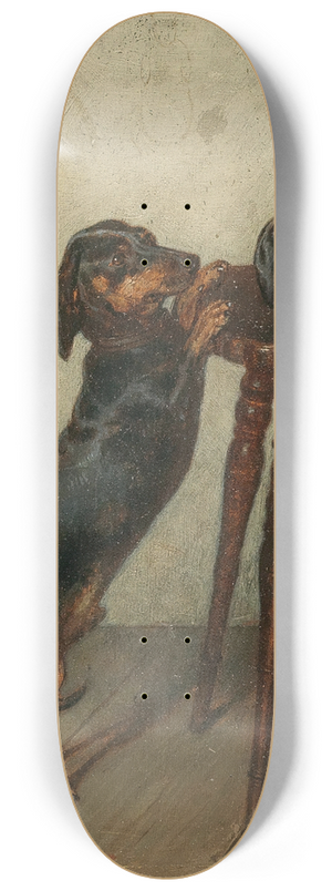 Julius Pollak - Dachshunde 8.25 inch art skate deck
