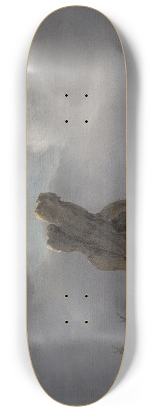 Julius Porcellis - Ships in distress off a rocky coast 8.25 inch art skate deck Julius Porcellis - Ships in distress off a rocky coast 8.25 inch art skate deck