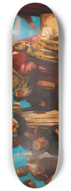 Julius Schmid - Herzog Rudolf IV. und Herzog Albrecht III. 8.25 inch art skate deck