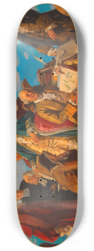 Julius Schmid - Maria Theresia und Joseph II. 8.25 inch art skate deck