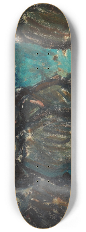 Julius Seyler - Bretonische Buerinnen 8.25 inch art skate deck