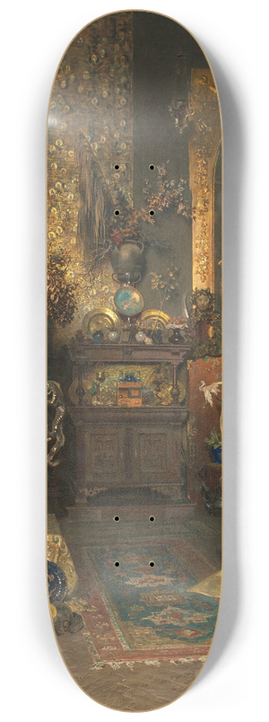 Julius Victor Berger - Studio interior 8.25 inch art skate deck