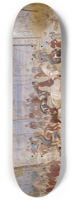 Julius von Blaas - Parforcejagd 8.25 inch art skate deck