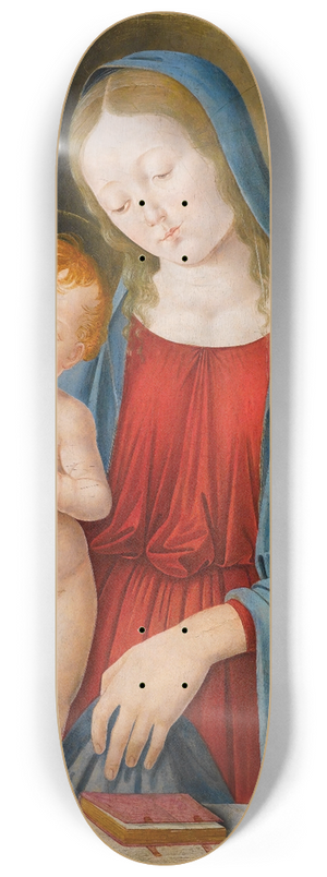 Andrea Del Verrocchio (Workshop) - Madonna And Child 8.25 inch art skate deck Andrea Del Verrocchio (Workshop) - Madonna And Child 8.25 inch art skate deck