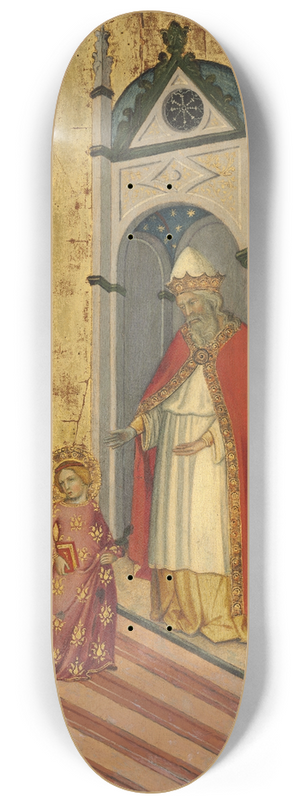 Andrea di Bartolo - The Presentation of the Virgin in the Temple 8.25 inch art skate deck