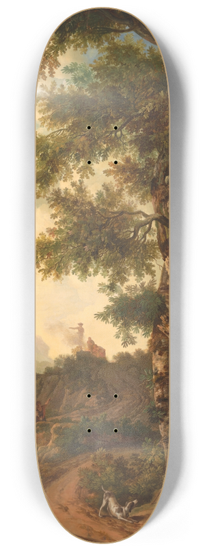 Jurriaan Andriessen - Arcadisch landschap met reizigers 8.25 inch art skate deck
