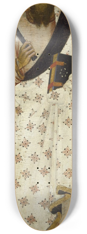Andrea di Bonaiuto - Saint Bartholomew 8.25 inch art skate deck Andrea di Bonaiuto - Saint Bartholomew 8.25 inch art skate deck