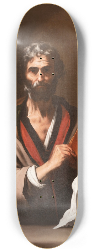 Jusepe de Ribera - A philosopher 8.25 inch art skate deck