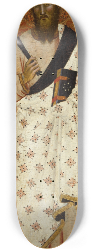 Andrea di Bonaiuto - Saint Bartholomew 8.25 inch art skate deck Andrea di Bonaiuto - Saint Bartholomew 8.25 inch art skate deck