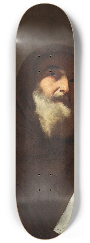 Jusepe de Ribera - Saint Francis of Paola 8.25 inch art skate deck