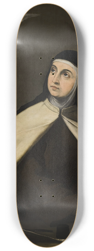 Jusepe de Ribera - Saint Teresa of Avila 8.25 inch art skate deck