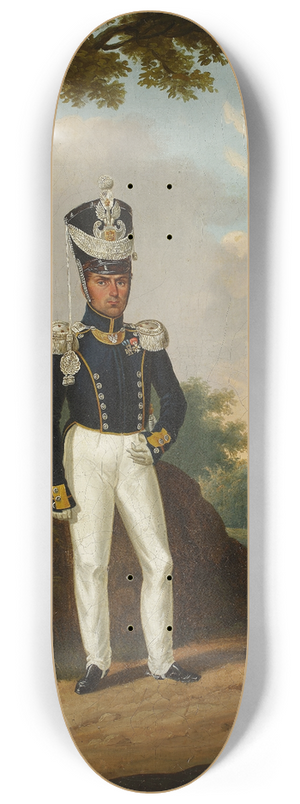 Jzafat Ignacy ukaszewicz - Portrait of Maciej Rybiski 8.25 inch art skate deck Jzafat Ignacy ukaszewicz - Portrait of Maciej Rybiski 8.25 inch art skate deck