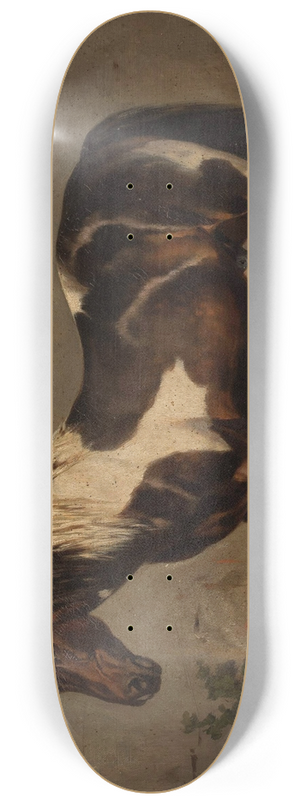 Jzef Brodowski - Horse with the barn in the background 8.25 inch art skate deck Jzef Brodowski - Horse with the barn in the background 8.25 inch art skate deck
